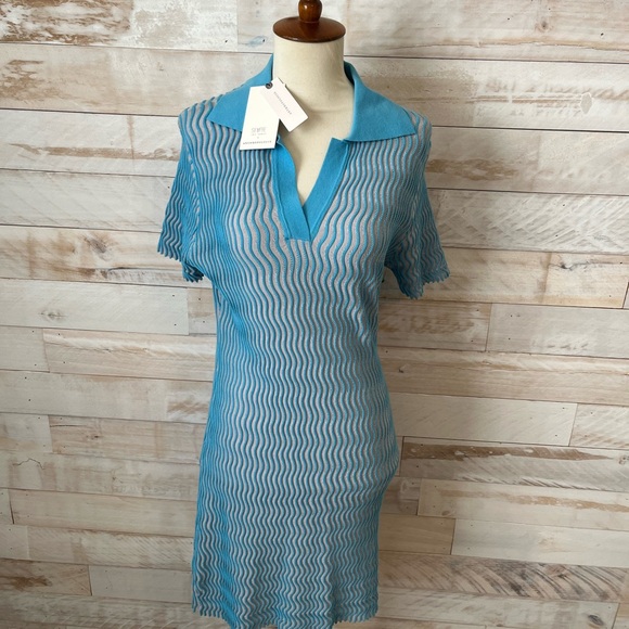 NWT Anthropologie size M Azalia polo knit dress - Picture 4 of 12
